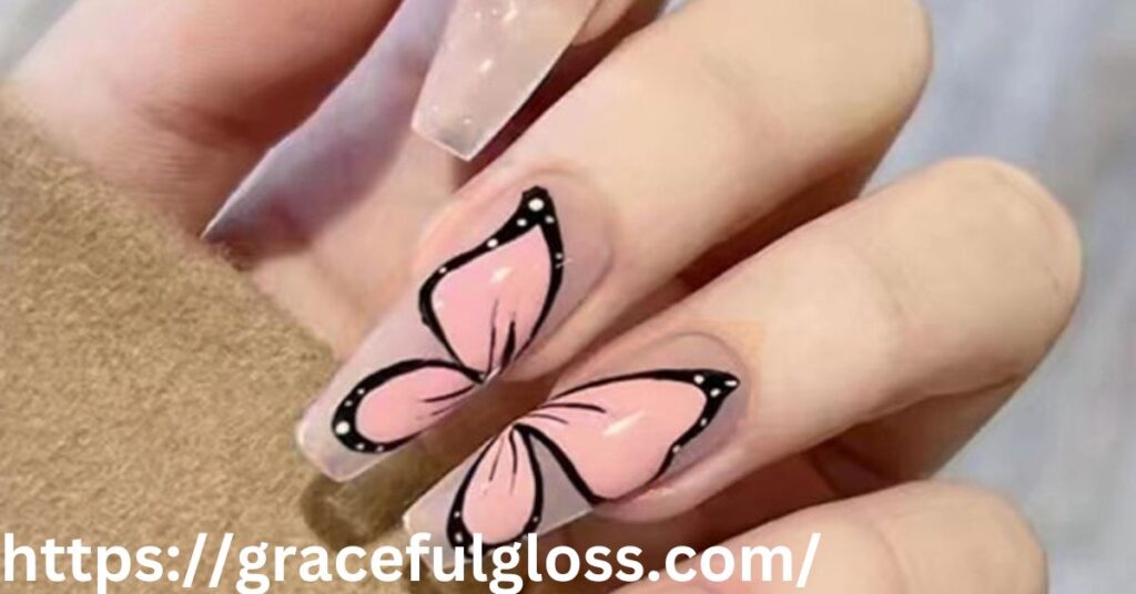 Butterfly Accents Nails