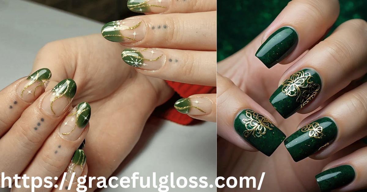 22 Enchanting Emerald Green Nails that Channel Nature’s Magic