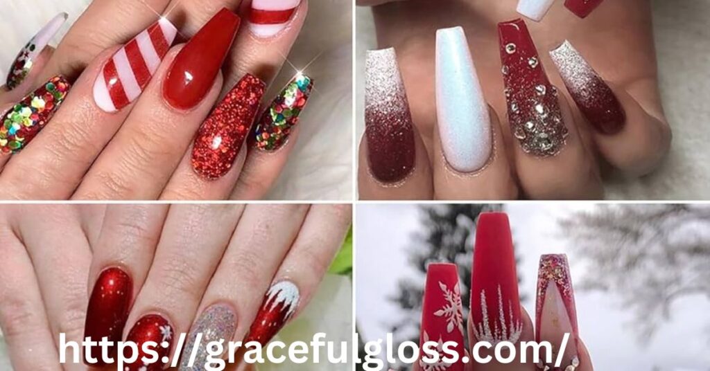 Christmas Nails Glitter