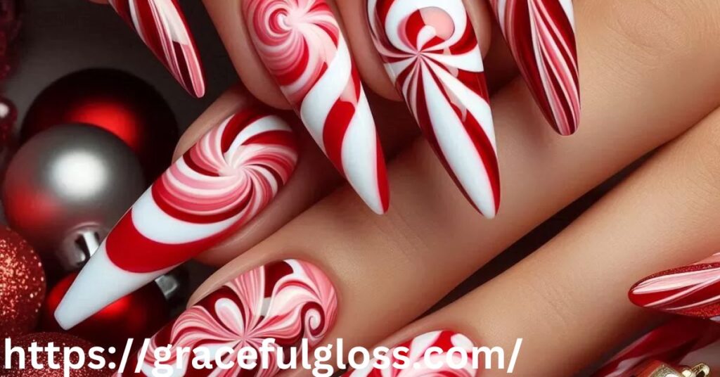 Red and White Swirls for Fun Festivities