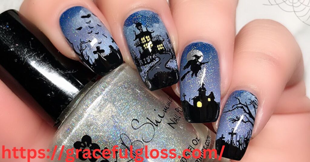  Subtle Spooky Nails20 halloween nail ideas to pass the seasonal vibe