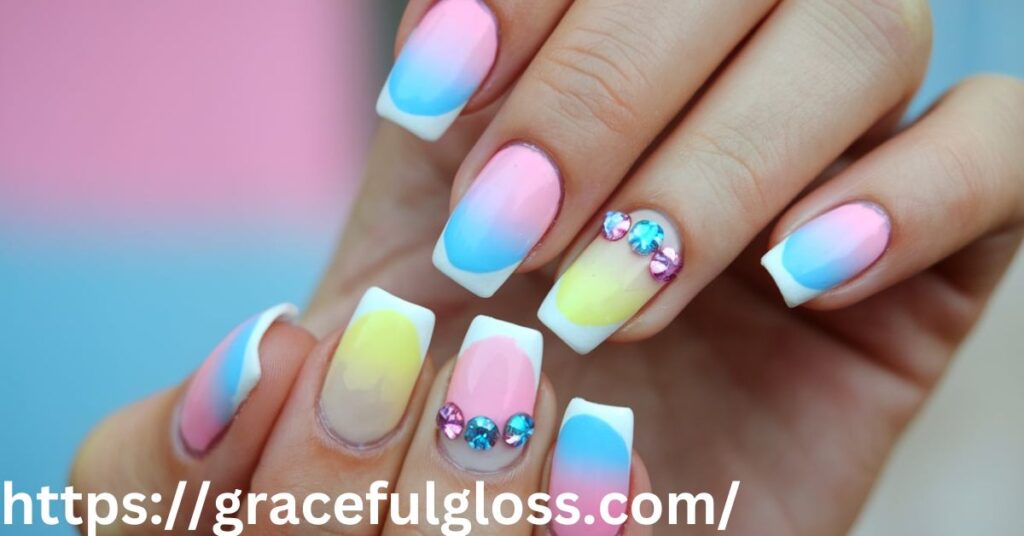 Pastel Ombre Nails