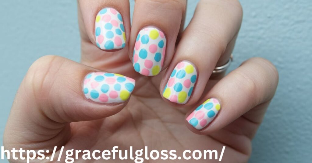 Pastel Polka Dots24 gorgeous spring nail art ideas youll want to copy asap