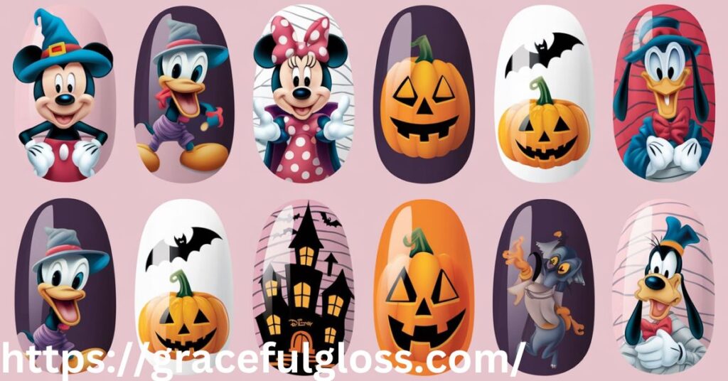 Disney-Inspired Halloween Nails
