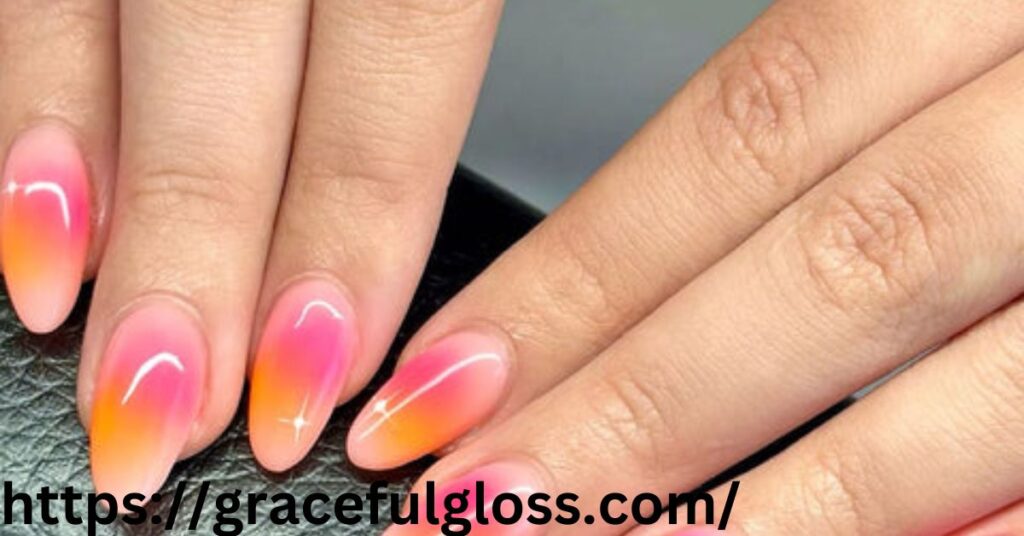 Aura Pink Nails: Soft and Radiant