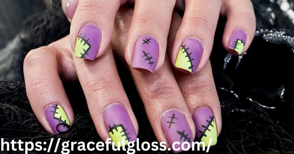 Floral Halloween Nail Art20 halloween nail inspo to catch glances