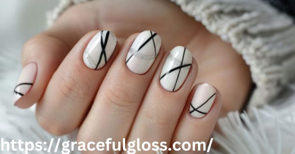  Geometrical Shapes Nail Art