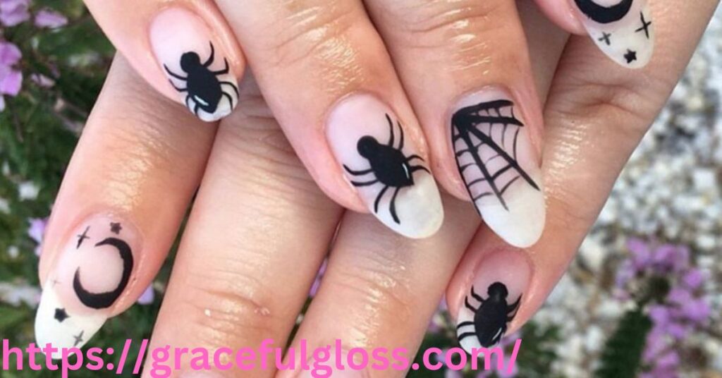 Easy and Cute Halloween Nail Art