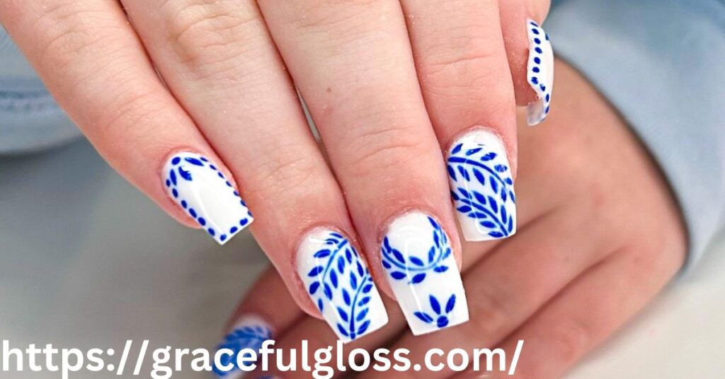 Greece-Inspired Nail Designs