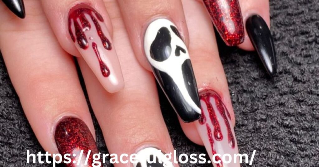 IT Movie Nail Art
