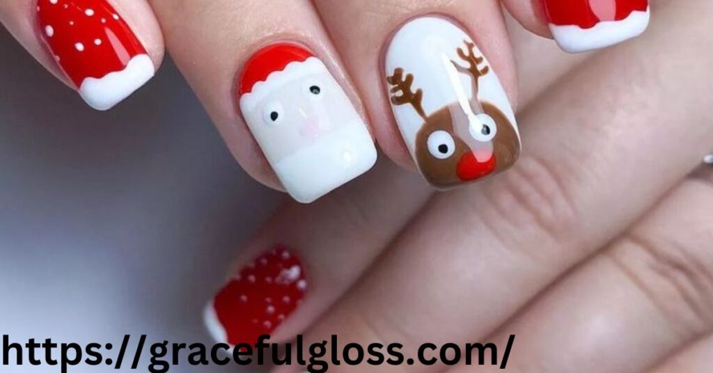 Polar Bear Nail Art