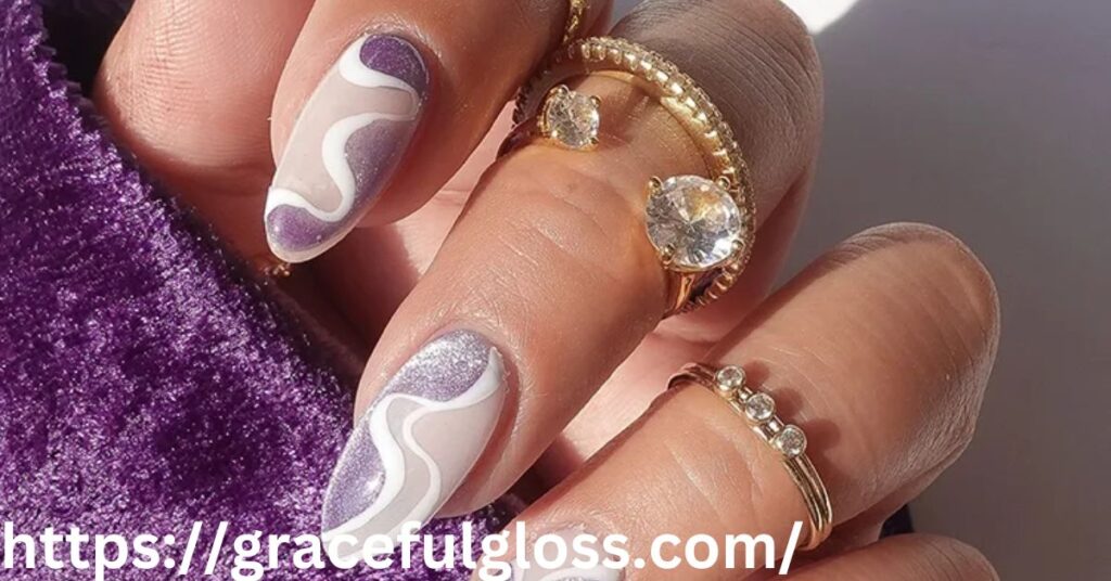 Negative Space Design Nails