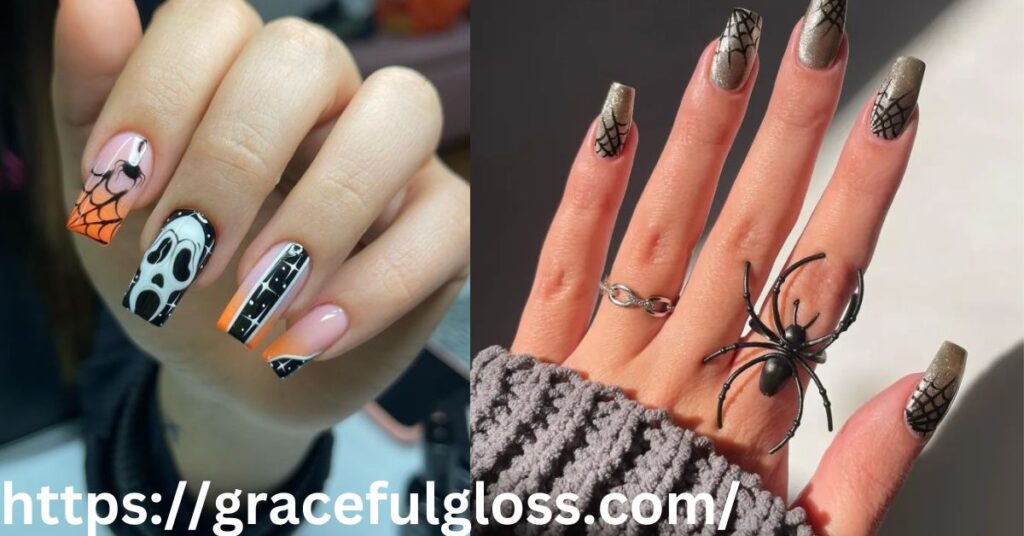 Non-Spooky Halloween Nails