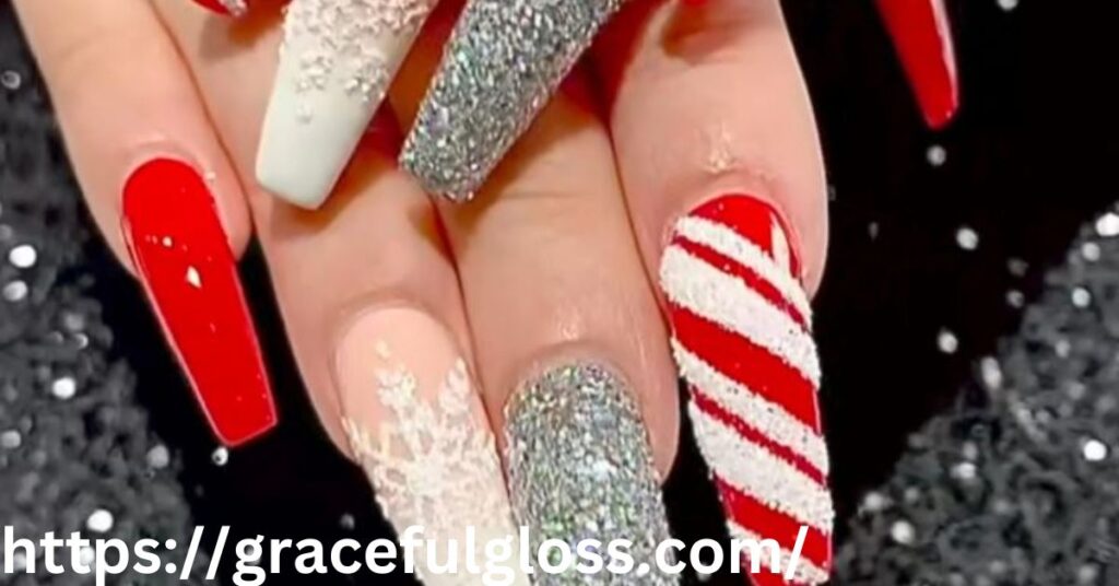 Snowflake Nail Art