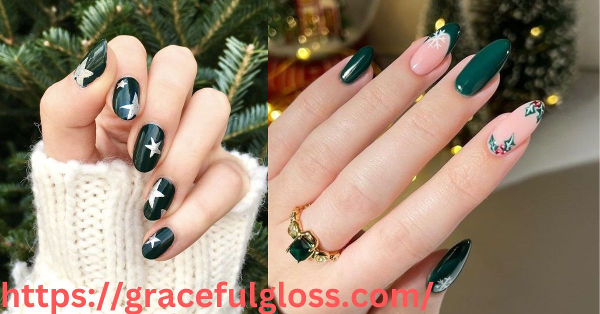 26 Christmas Green Nails to Freshen Up Your Festive Look