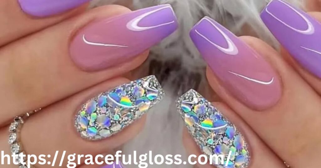 Classy Purple Manicure