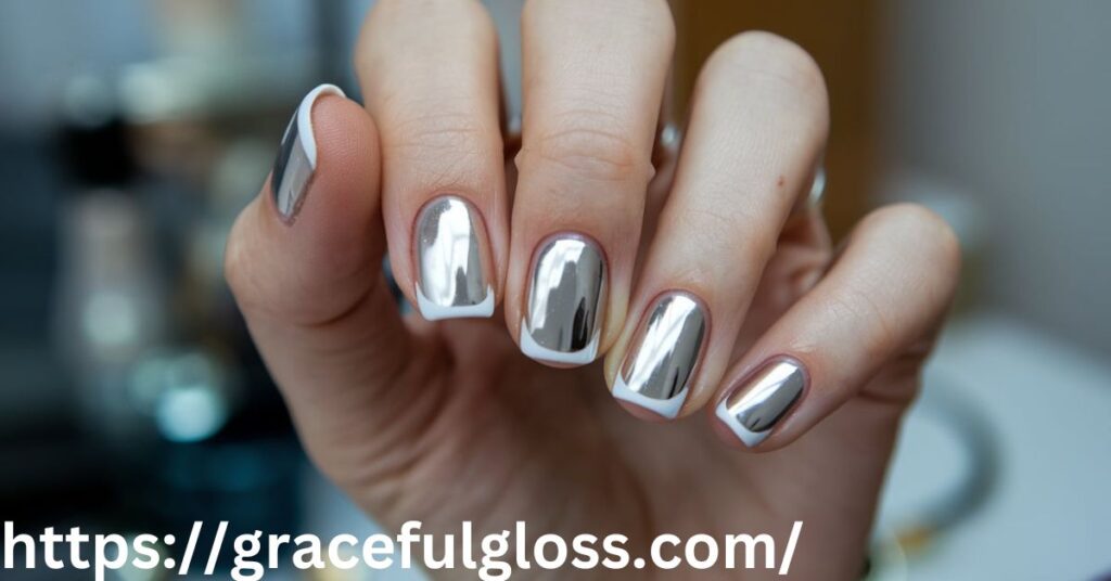 Minimal Chrome White Tips