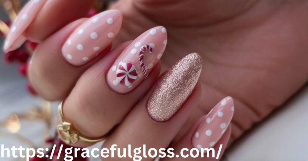 Cute Pink Nails with a Design: Sweet and Playful