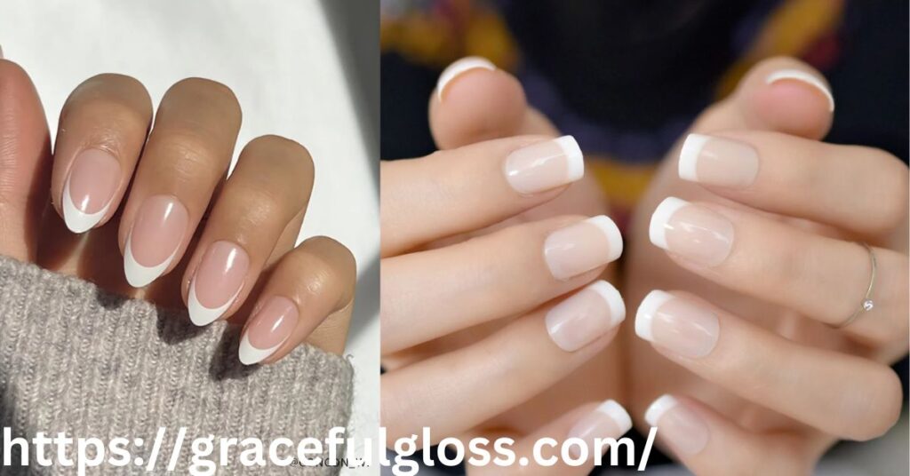 White Tip French Nail32 cute winter nails that will add to your holiday cheer