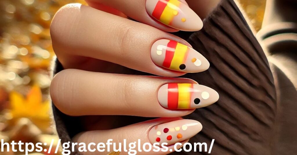 Candy Corn Magic Nails