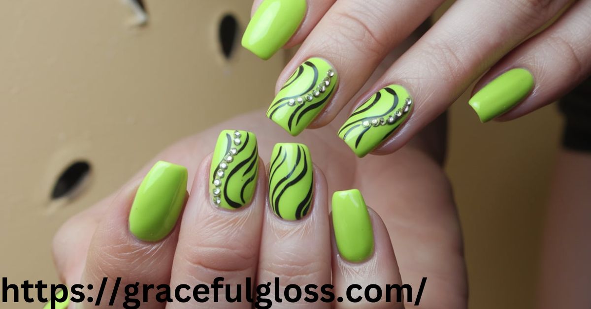 22 Electrifying Lime Green Nails for a Bold Pop of Style