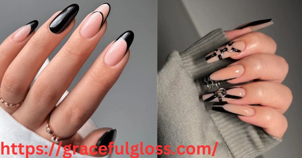 Black Nail Ideas for a Fun Mani