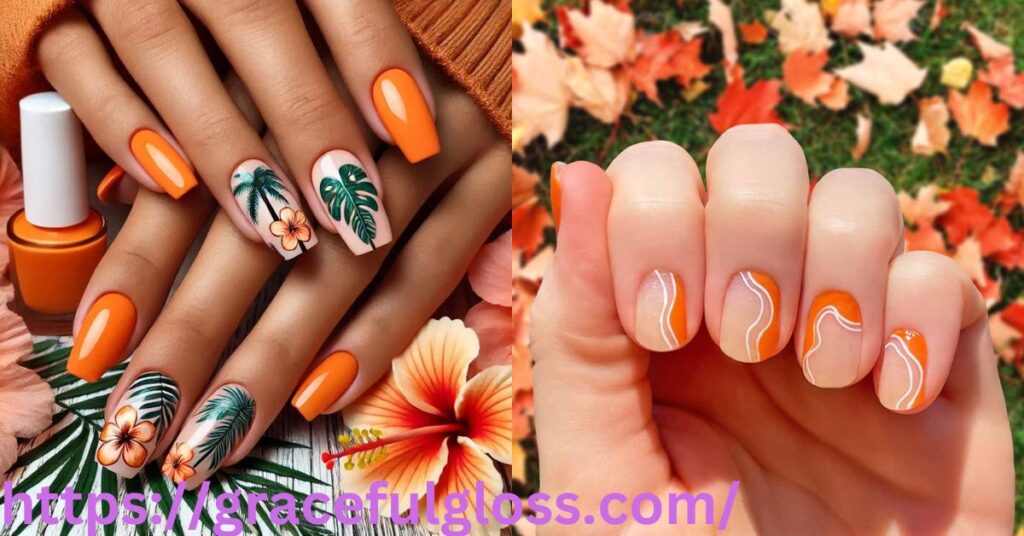 Reddish Orange Nails 30 spring nails that cover all the seasons essentials and musts