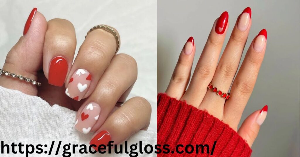 Cute V Day Manicure 27 pink valentines day nails to make your heart skip a beat