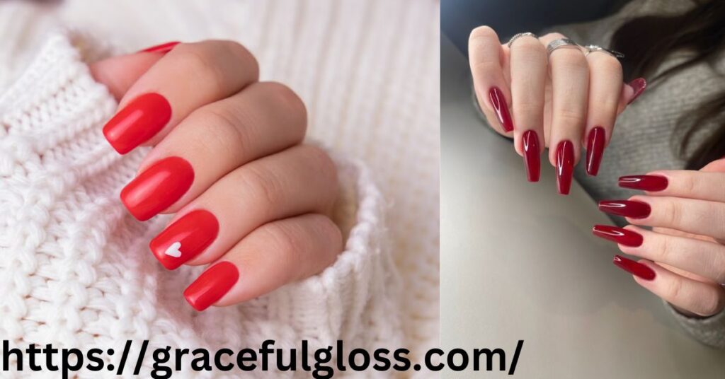  Simple Valentine’s Day Nail Design