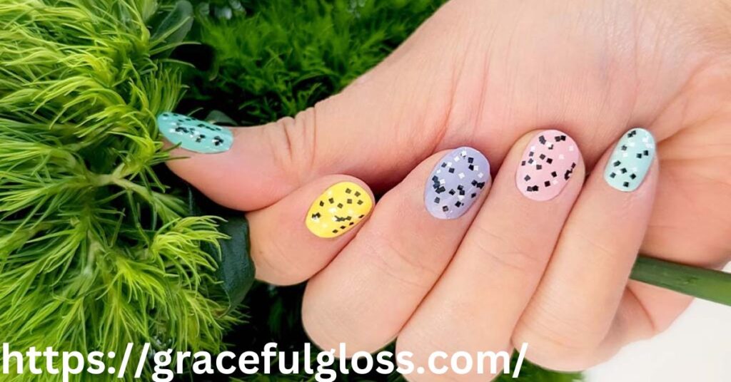 Colorful Easter Egg Nails: Vibrant and Fun