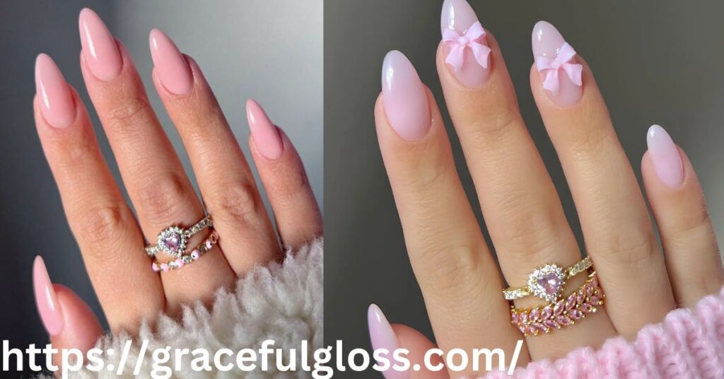 Cute Pink Nails with Fun Art