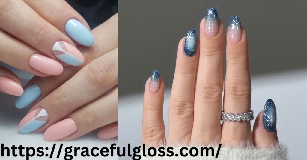  Matte Light Blue Elegance 23 light blue nail art inspo from diy to pro level styles