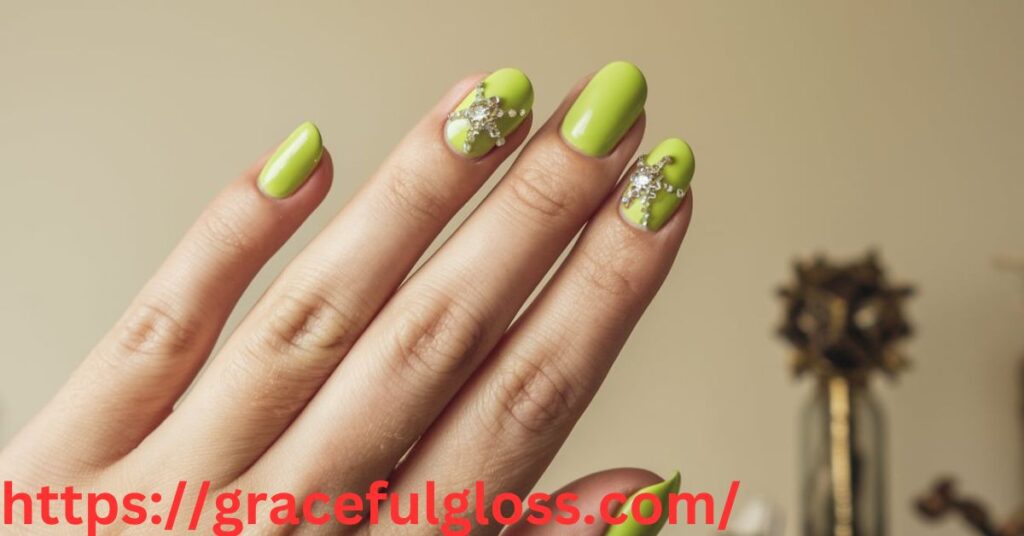 Classy Lime Green Nails