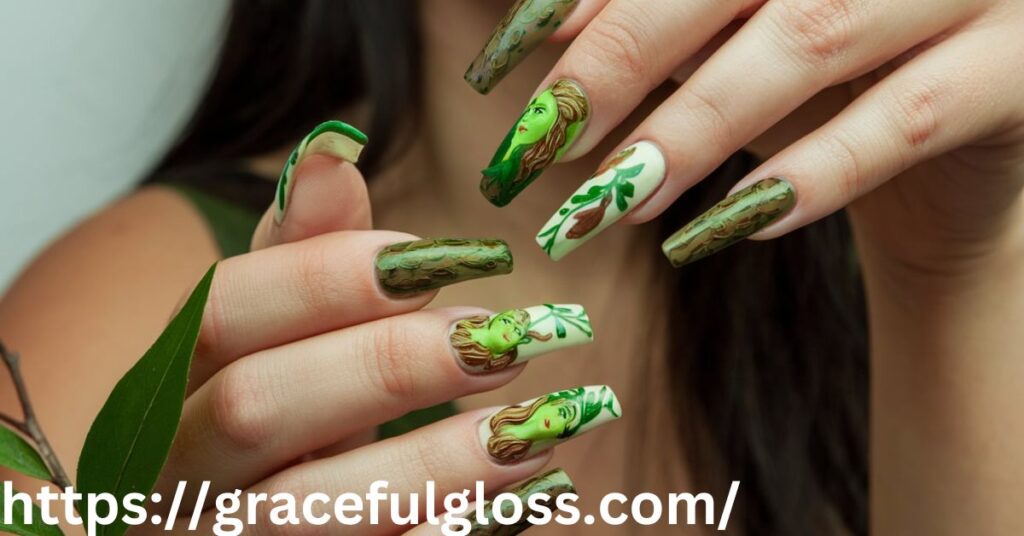 Forest Nymph Nail Art