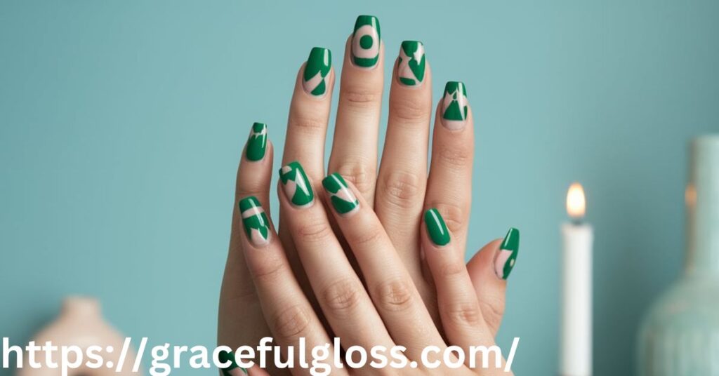 Green Nail Art