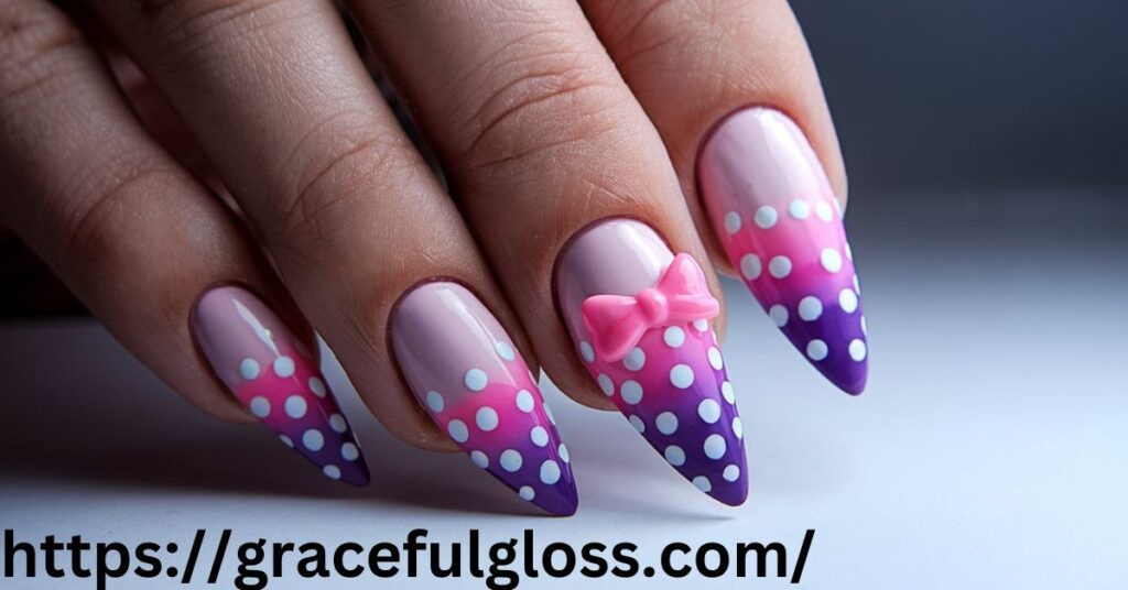 Fun Stiletto Nail Design 27 pink valentines day nails to make your heart skip a beat