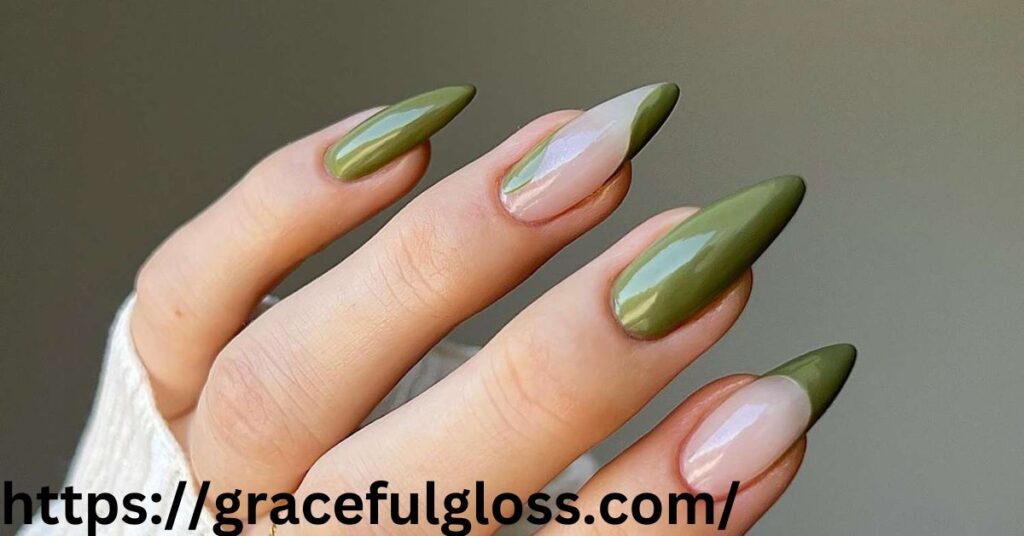 Green Accents on Nude Nails 19 mint green nails that will instantly refresh your style mood