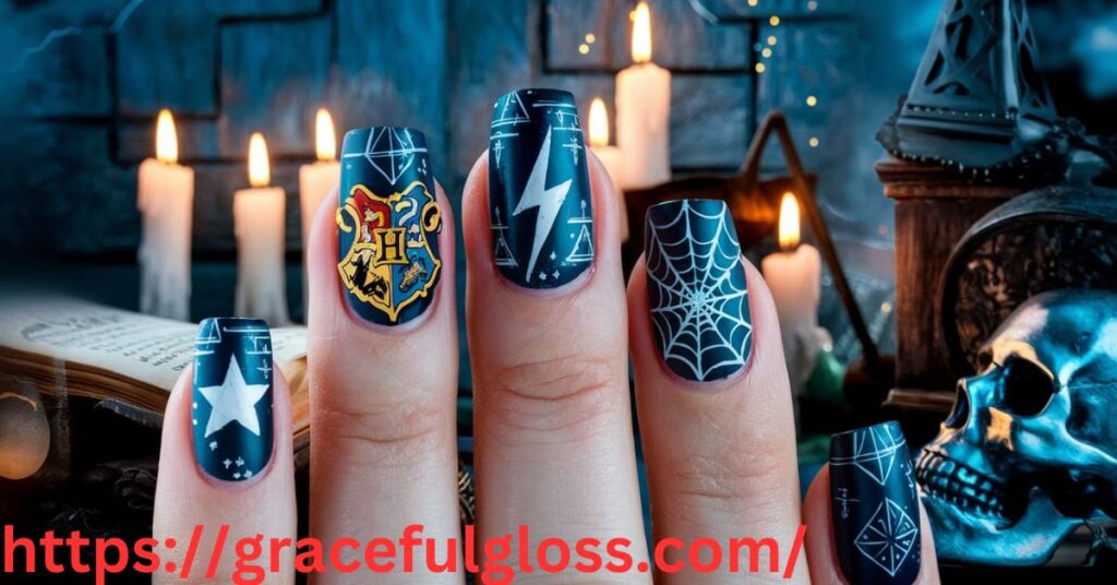 Harry Potter Inspired Nails