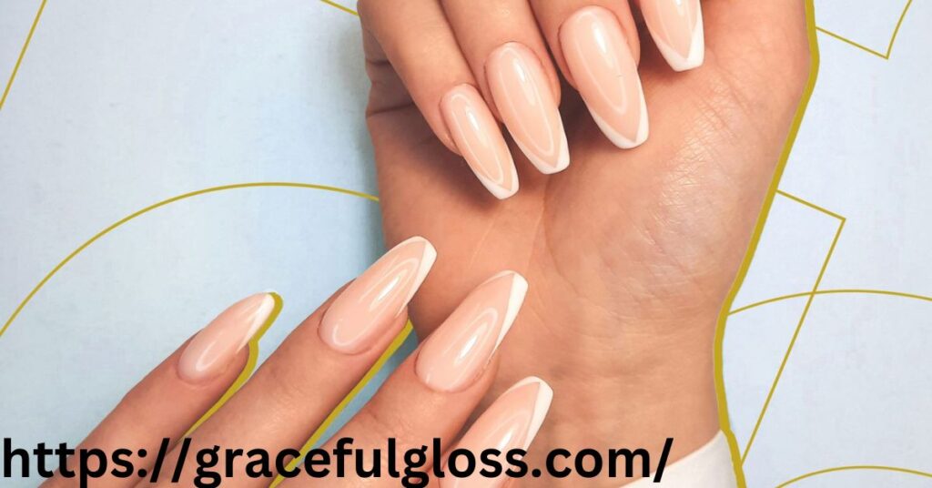 Long Coffin French Nails26 white tip nail designs for the clean girl aesthetic