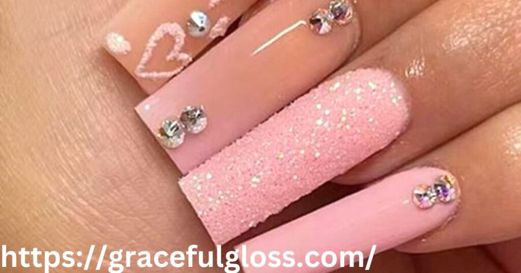 Pink Rhinestone Accents