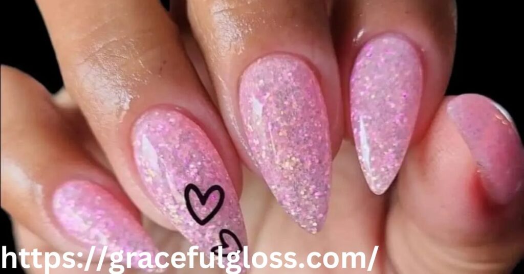 Cotton Candy Pink Glitter25 pink sparkly nails inspo for an instant mood boost