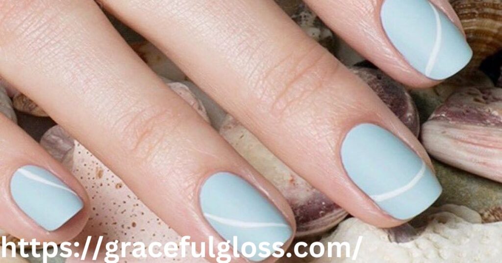 Matte Light Blue Elegance