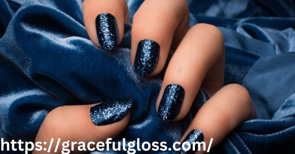 Quick Navy Blue Nail Art Ideas 23 navy blue nails for midnight inspired style and class