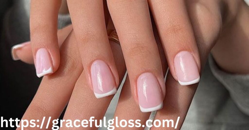 Pastel Coloured French Tip Nail Designs