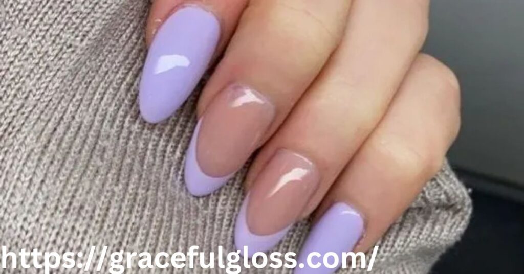 Purples and Blues Manicure 24 chrome purple nails that are radiant and incredibly sexy