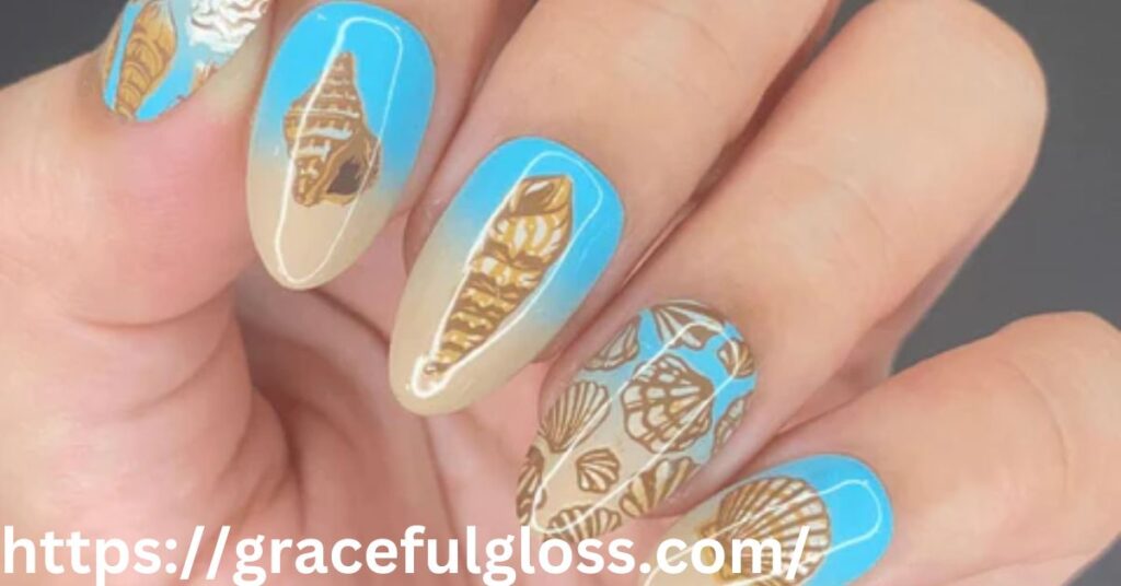 Ocean Blue French Nails 32 colorful french tip nails that add a un twist to elegance