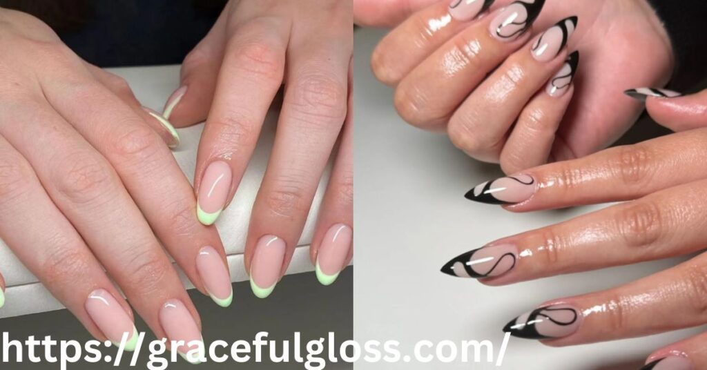 Simple French Gradient Tips 32 colorful french tip nails that add a un twist to elegance