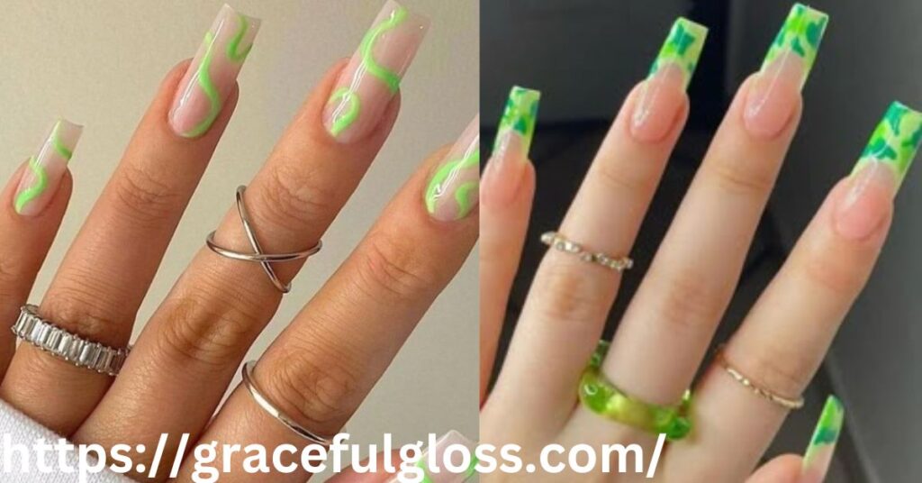 Gorgeous Nail Art with Lime Green 22 electrifying lime green nails or a bold pop of style