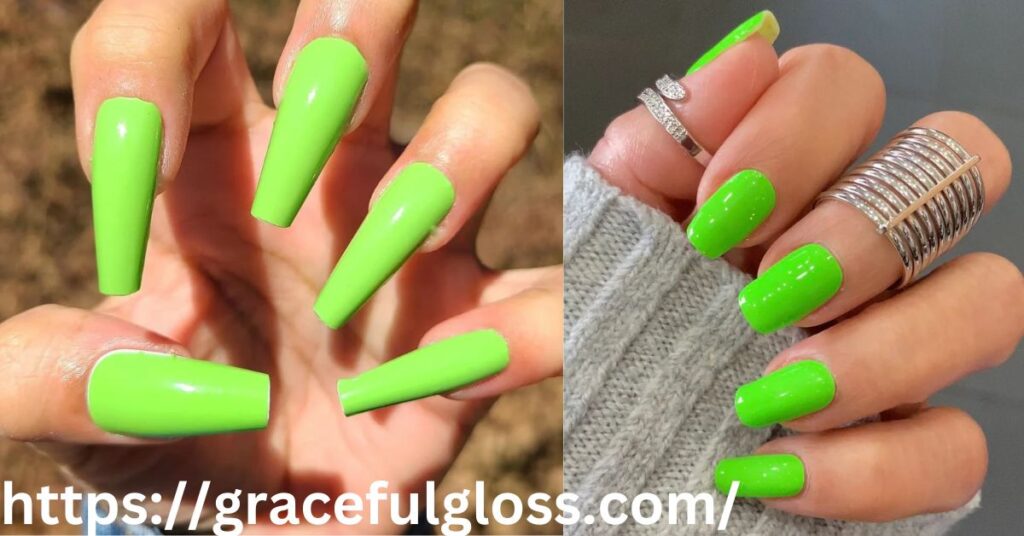 Neon Green Pedicure