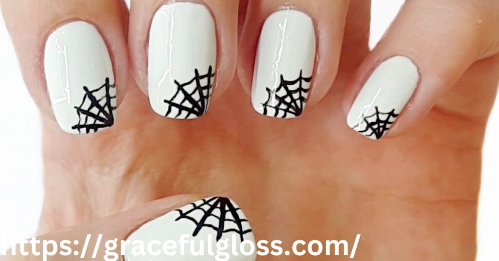  Spider Web Nail Art